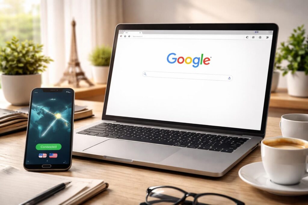 découvrez comment accéder à google usa depuis la france grâce à des astuces simples pour contourner les restrictions géographiques et profiter pleinement des services américains.