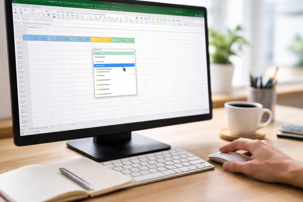 apprenez à créer une liste déroulante dans excel grâce à notre guide simple et rapide pour améliorer votre productivité et gagner du temps.