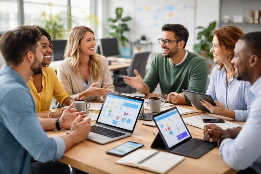 découvrez comment choisir les meilleurs logiciels pour optimiser la communication interne de votre entreprise et booster la collaboration entre vos équipes.