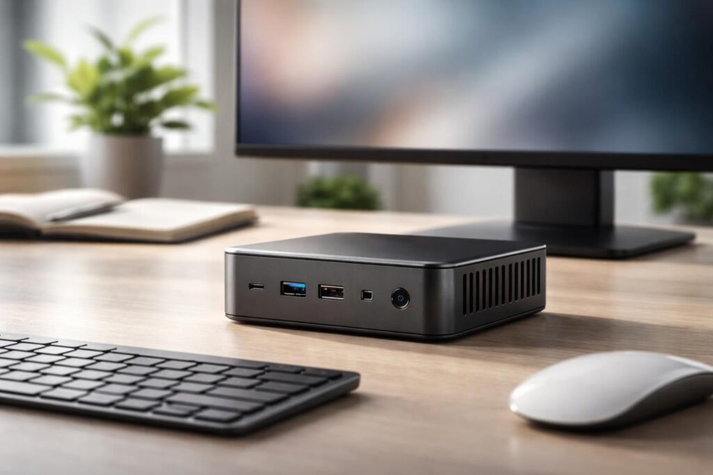 découvrez le geekom a8, une mini-pc innovante qui transforme l'informatique de bureau compacte avec performance et design élégant, idéal pour gagner de l'espace sans compromis.